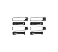 ASXWRTBC Car Side Door Handle Decoration Cover Trim Compatible for Jeep Grand Commander 2006-2010 Compatible for Dodge RAM 2009-2018 Exterior Accessories(Carbon Fiber Look)