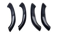 ASXWRTBC Car Styling Front Rear Left/Right Side Car Interior Door Handle Inner Pull Outer Trim Cover Compatible for BMW X1 F48 F49 X2 F39 2016-20(Carbon 4pcs Set)