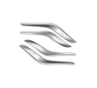 ASXWRTBC Car Styling Inner Door Pull Handle Armrest Outer Cover Trim Stickers Compatible for BMW X1 E84 2010-2015 Interior Accessories(Silver)