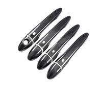 ASXWRTBC Carbon Fiber Car Exterior Door Handle Cover Compatible for Maserati Quattroporte 2013-2017/Levante 2016-2019/Ghibli 2014-2019 4-Door LHD