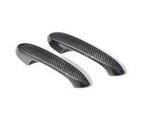 ASXWRTBC Carbon Fiber Car Styling Outer Door Handle Frame Cover Trim Doorknob Compatible for BMW X7 G07 G30 Auto Exterior Accessories(2 Doors)