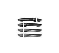 ASXWRTBC Carbon Glossy Black Car Door Handle Protector Cover Compatible for Genesis G70 2017 2018 2019 2020 Styling Stickers Accessories