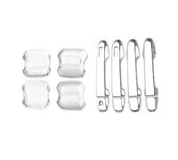 ASXWRTBC Chrome Car Door Handle Cover Compatible for Subaru Forester 2019 2020 2021 Door Handle Bowl Cover Decorative Trim Accessories