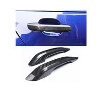 ASXWRTBC Compatible for Audi A4 A5 S4 S5 RS4 RS5 B9 2017 2018 Car Styling Accessories True Carbon Fiber Door Handle Cover(2pcs Without Sensor)