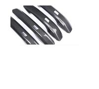 ASXWRTBC Compatible for Audi A4 A5 S4 S5 RS4 RS5 B9 2017 2018 Car Styling Accessories True Carbon Fiber Door Handle Cover(4pcs with Sensor)