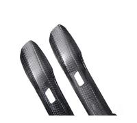 ASXWRTBC Compatible for Audi A4 A5 S4 S5 RS4 RS5 B9 2017 2018 Car Styling Accessories True Carbon Fiber Door Handle Cover(2pcs with Sensor)