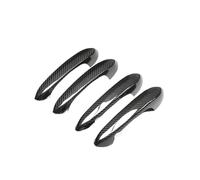ASXWRTBC Compatible for BMW 3 5 Series G20 G22 G30 G31 G38 G32 G11 G12 G14 G15 G16 M5 F90 Real Carbon Fiber Car Exterior Doorknob Holder Caps Add On(4 Doors 1 Set)