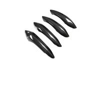 ASXWRTBC Compatible for BMW 5 6 7 Series 5GT F10 Dry Carbon Fiber Car Exterior Door Handle Cover Trim W/O Induction Hole