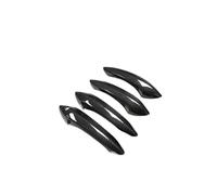 ASXWRTBC Compatible for BMW F06 F07 F01 F02 M5 with Light Sensor Dry Carbon Fiber Car Exterior Door Handle Cover