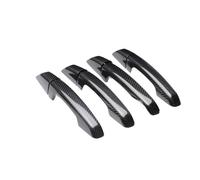 ASXWRTBC Compatible for Jaguar XE XF XFL F-PACE 2015-2017 Door Handle Cover Dry Carbon Fiber Car Exterior Hand Knob Shell Trim Non Smart Hole