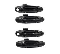 ASXWRTBC Compatible for Land Cruiser LC100 / Lexus LX470 98-07 Car Front Rear Left and Right Exterior Exterior Door Handles(Black)
