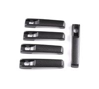 ASXWRTBC Compatible for Mercedes Benz G Class W463 2019-2022 Real Carbon Fiber Car Outer Door Handle Decoration Door Bowl Protection Cover Trim(Matte Carbon Fiber C)