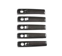 ASXWRTBC Compatible for Mercedes Benz G Class W463 2019-2022 Real Carbon Fiber Car Outer Door Handle Decoration Door Bowl Protection Cover Trim(Real Carbon Fiber A)