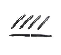 ASXWRTBC Compatible for MINI One Cooper S JCW F54 Clubman 6PCS/Set Door Handle Cover Sticker Car-Styling Auto Accessories(The Black Flag,No Keyless Entry)