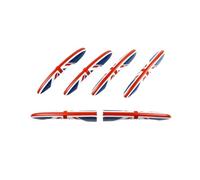 ASXWRTBC Compatible for MINI One Cooper S JCW F54 Clubman 6PCS/Set Door Handle Cover Sticker Car-Styling Auto Accessories(1,Keyless Entry)
