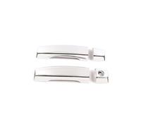 ASXWRTBC Compatible for Nissan Titan 2004-2019 Car Styling ABS Silver Car Outer Door Handle Cover Trim Cover Sticker Exterior Car Accessories(2004-2015)