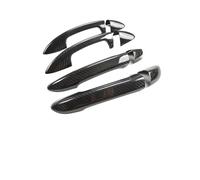 ASXWRTBC Compatible for Volkswagen VW 2010-2016 CC 2007-2016 Magotan Golf 6 Real Carbon Fiber Car Exterior Door Handle Cover Trim Shell