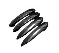 ASXWRTBC Door Handle Cover Trim Compatible for BMW M3 M4 M5 Z4 G80 G82 G29 F90 Carbon Fiber Door Handle Exterior Cover Decoration Car Handle Cover(Four Doors)