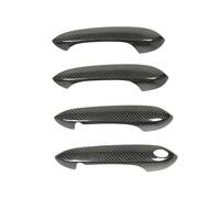 ASXWRTBC Door Handle Trim Direct Fit Decorative Fadeless Exterior Door Handle Cover with Sensor Hole Compatible for G01 G02 G05 G20 G30 G80 LHD Car