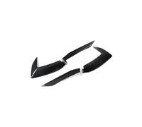 ASXWRTBC Dry Carbon Fiber Car Exterior Door Handle Cover Fender Vent Trim Compatible for Chevrolet Corvette C8 2020-2023 Accessories - Black