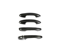 ASXWRTBC Dry Carbon Fiber LHD Car Exterior Door Handle Cover Trim Compatible for Mercedes Benz E Class W213 2016 2017(with Hole)
