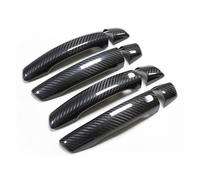 ASXWRTBC Dry Carbon Material Car Exterior Door Handle Covers Trim Compatible for Audi A3 S3 14-20 RS3 TT TTS 16-21(4 Doors 2 Induction)