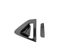 ASXWRTBC LHD Compatible for Hyundai Veloster JS N 2019 2020 2021 2022 Front Rear Door Handle Cover Car Exterior Carbon Fiber Protector Anti Scratch(Rear Handle Cover)