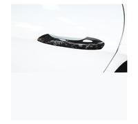 ASXWRTBC Real Carbon Fiber Car External Outer Door Handle Cover Protection Trim Sticker Compatible for P/orsche MACAN Cayenne 718 911 Auto Styling(E 8 pins)