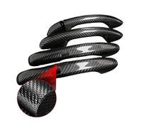 ASXWRTBC Real Carbon Fiber Compatible for Benz A B CLA GLA W177 W247 C118 H247 A180 A200 B180 B200 CLA200 GLA220 2020+ Car Side Door Handle Cover(LHD 4DR NO Hole)