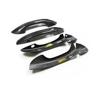 ASXWRTBC Real Dry Carbon Fiber Door Handle Cover Trim Car Exterior Accessories Compatible for Lamborghini Urus 2018-2021(4 Dr with Sensor)