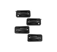 ASXWRTBC Set of 4 Car Outside Door Handle Compatible for Hummer H2 Black Textured 2003-2009 Exterior Door Handle 131609870457 15104792