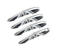 ASXWRTBC Union Jack Door Handle Cover Sticker Compatible for MINI One Cooper S R60 Countryman 2011-2016 Modles Car-Styling Accessories 4 Pcs/Set(Grey)
