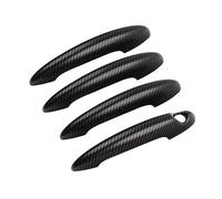 ASXWRTBC Union Jack Door Handle Cover Sticker Compatible for MINI One Cooper S R60 Countryman 2011-2016 Modles Car-Styling Accessories 4 Pcs/Set(Carbon Fiber Look)