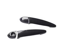 ASXWRTBC Upgrade Real Carbon Fiber Compatible for BMW 3 Series E90 E92 E93 F30 F35 GT F34 2005-2013 Car Exterior Door Handles Covers Auto Styling(2D Without Sensor,Black)