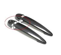 ASXWRTBC Upgrade Real Carbon Fiber Compatible for BMW 3 Series E90 E92 E93 F30 F35 GT F34 2005-2013 Car Exterior Door Handles Covers Auto Styling(2D with Sensor,Left)