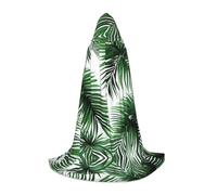 ASXZCBV Palm Tree. Print Hooded Cloak Cosplay Costume Carnival Themed Events Outdoor Celebrations Daily Wear