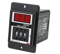 ASY-3D Programmable Delay Timer Relay 8-Pin With Base AC220V/DC24V 1-999s 999m 99.9s 99.9m Digital Display Timer Relay