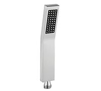 Asyas Square Solid Brass Handheld Shower Head High Pressure Single Function Hand Shower Head Sprayer Chrome