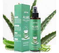 ASYBO Aloe Vera Spray 180 ml - 99% Organic Pure Aloe Vera Spray for Face, Body & Hair, After Sun Facial Moisturizer with Vitamin E, Fast Absorbing and Easy to Carry