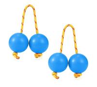 Asyduey 1 Pairs Sand Egg Rhythmic Ball Instrument African Asalato Shaker Rhythmic Balls