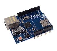 Asyduey 1 Piece W5100 Network Expansion Board SD Card Slot Network Expansion Board Quick Connection Network Expansion Board Module Blue