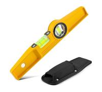 Asyduey 10 Inch Aluminum DieCast Magnetic Level, Magnetic Professional Scaffolding Spirit Level with Rare Earth Magnet and Bag