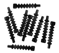 Asyduey 10 Pcs Bike V Brake Dust-Proof Mountain Bicycle V Brake Cable Hose Rubber Boots Protective Hose Sleeve Cover Replacement