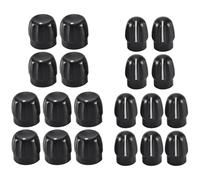 Asyduey 10Pairs Volume Knob + Channel Selector Knob for Two Way Radio CP040 EP350 GP328 EP450 PRO5150 GP338 HT750 Accessories