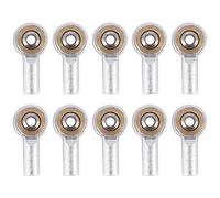 Asyduey 10Pcs Metal M2 Tie Rod End Ball Joint Link Ball for Mini 4WD RC Car Truck Crawler Boat Airplane,3