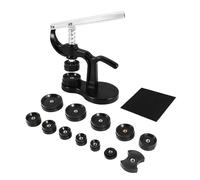 Asyduey 14Pcs Watch Press Set,18Mm to 50Mm Watch Case Closer,Watch Repair Kit (Black)