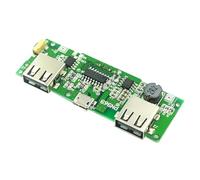 Asyduey 18650 Lithium Battery Digital Display Charging Module 5V 2A 1A Single Charging Port Multi-Function Portable Boost Module