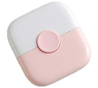 Asyduey 2-In-1 Hair Cutting Trimmer Barber Comb Bangs Hair Cutter Remover Home Mini Makeup Tools,Pink 6.5x7.5cm