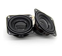 Asyduey 2PCS 1.5 Inch Audio Speaker 4Ω 3W 40mm Bass Multimedia Loudspeaker DIY Sound Speaker with Fixing Hole for Home Theater