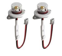 Asyduey 2Pcs DC12-24V UVC 270-280NM Ultraviolet Water Purifier Disinfection Pet Water Dispenser LED Disinfection Module